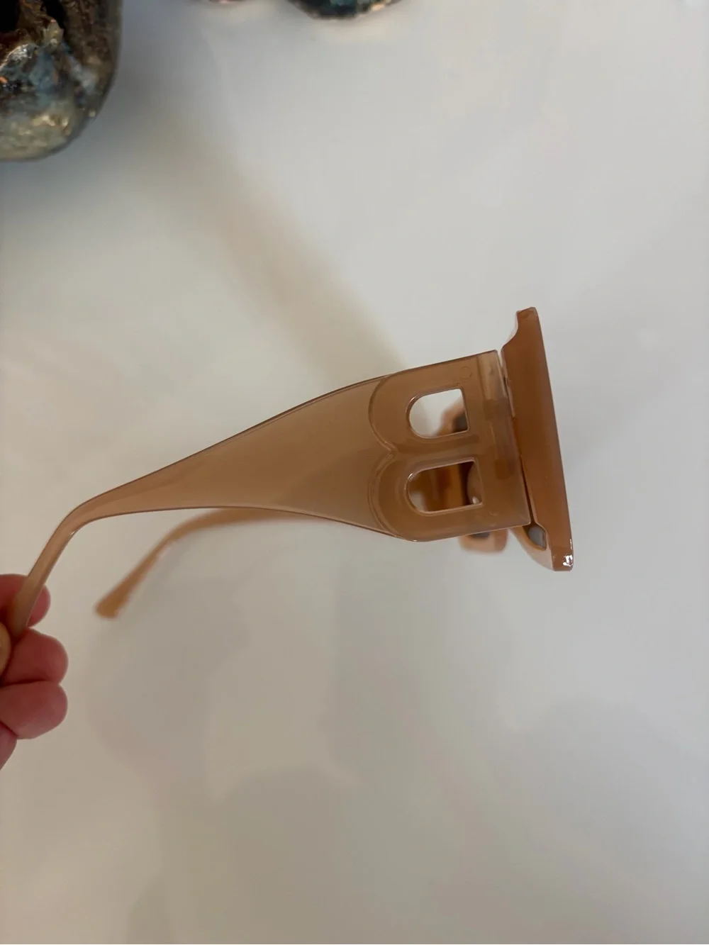 BURBERRY STYLE Retro Square Sunglasses Warm Brown B